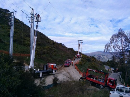 11kV Termination poles, Lyttelton